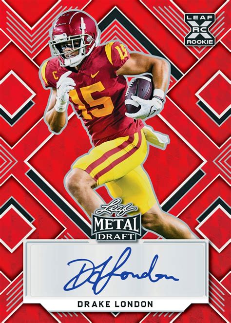 2022 leaf metal draft football hobby box|2022 leaf metal draft checklist.